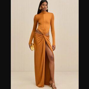 Cult Gaia Keri Gown in Bourbon Size Small NWT